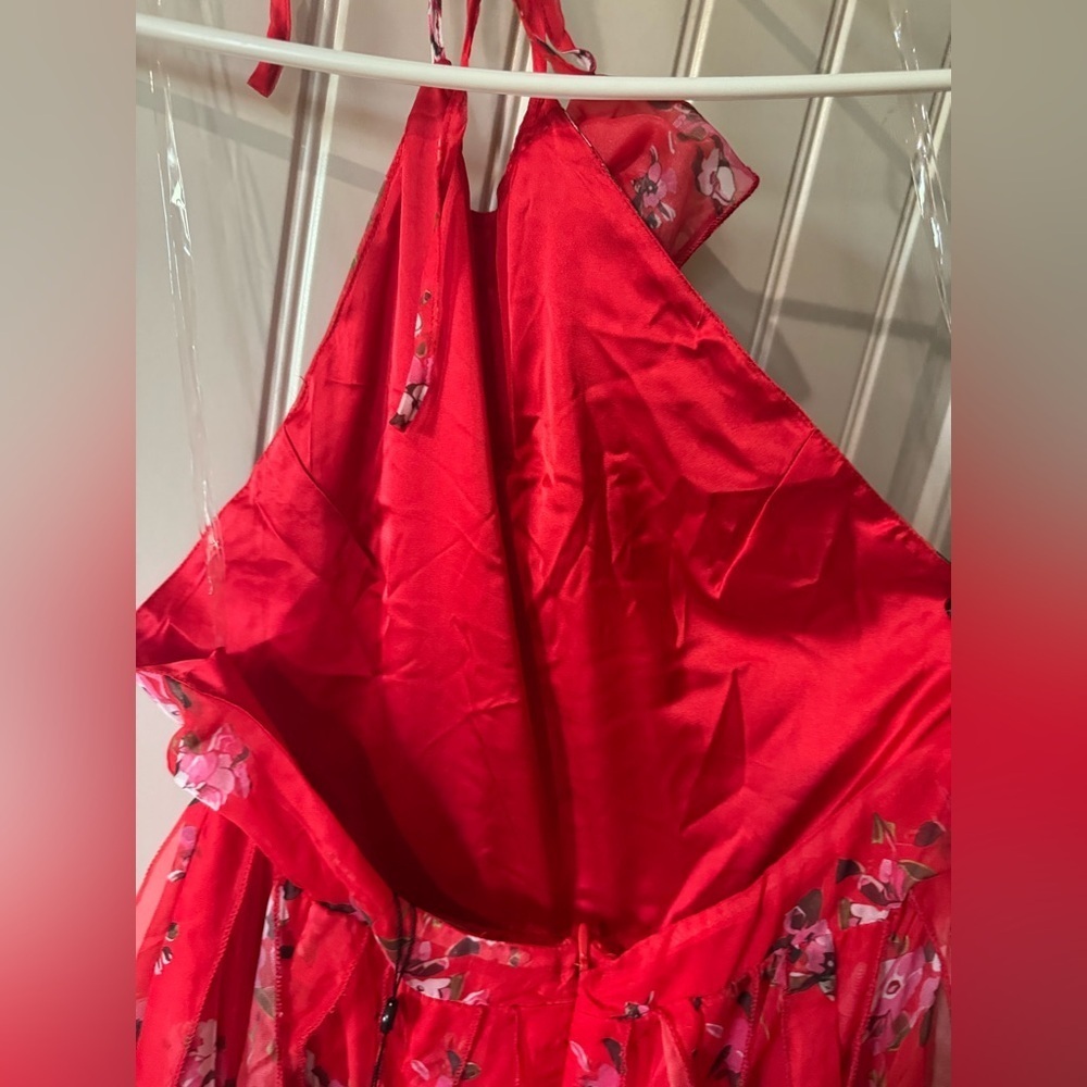 NEW w TAGS 🏷️ FASHION NOVA Floor-length Floral Maxi Dress (Women’s Size Large) - Picture 15 of 17